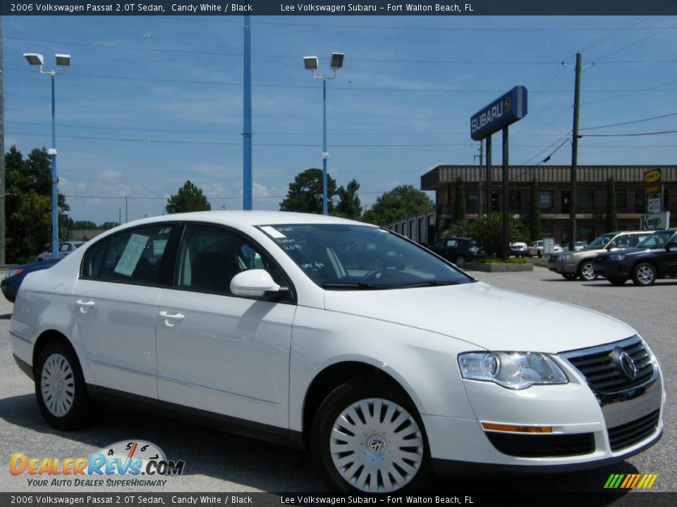 2006 Volkswagen Passat 2.0T Sedan Candy White / Black Photo #13