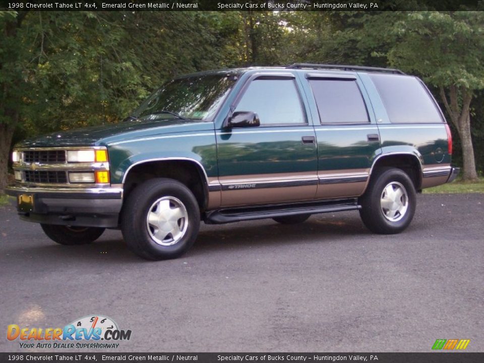 1998 Chevrolet Tahoe LT 4x4 Emerald Green Metallic / Neutral Photo #1