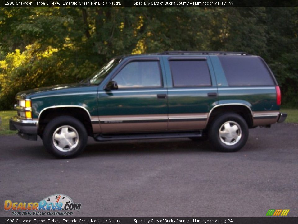 1998 Chevrolet Tahoe LT 4x4 Emerald Green Metallic / Neutral Photo #3