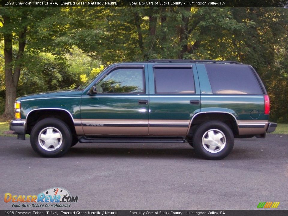 1998 Chevrolet Tahoe LT 4x4 Emerald Green Metallic / Neutral Photo #4