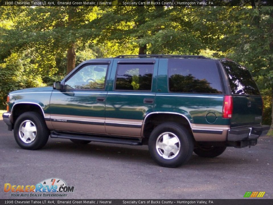 1998 Chevrolet Tahoe LT 4x4 Emerald Green Metallic / Neutral Photo #5