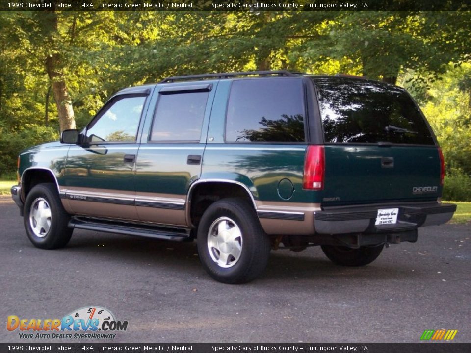 1998 Chevrolet Tahoe LT 4x4 Emerald Green Metallic / Neutral Photo #6