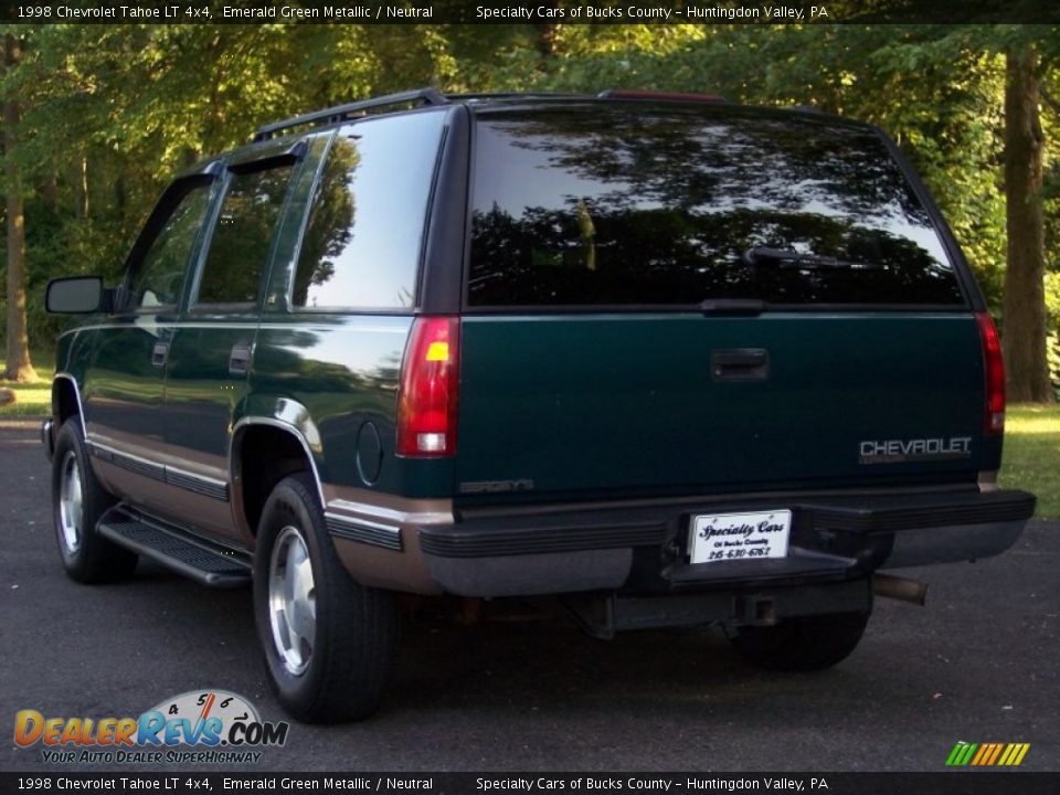 1998 Chevrolet Tahoe LT 4x4 Emerald Green Metallic / Neutral Photo #7