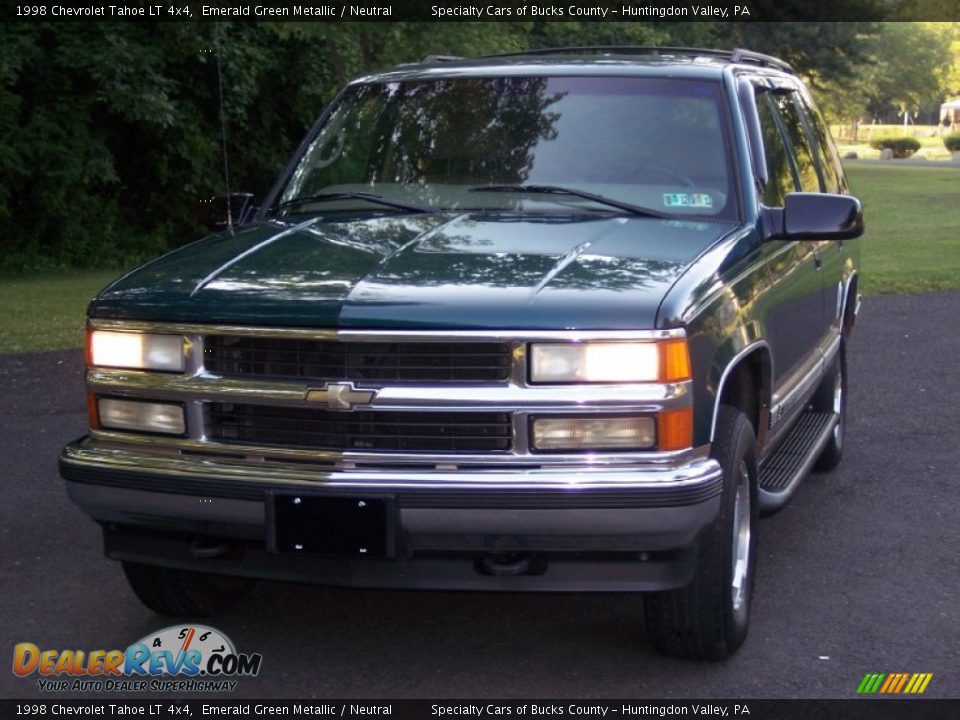 1998 Chevrolet Tahoe LT 4x4 Emerald Green Metallic / Neutral Photo #8