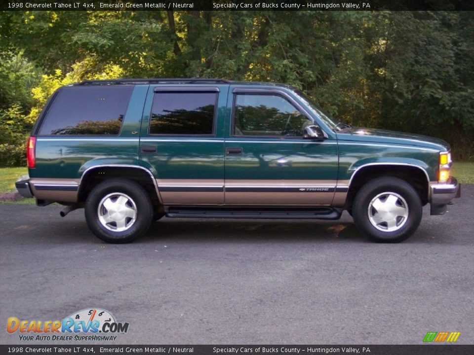 Emerald Green Metallic 1998 Chevrolet Tahoe LT 4x4 Photo #10