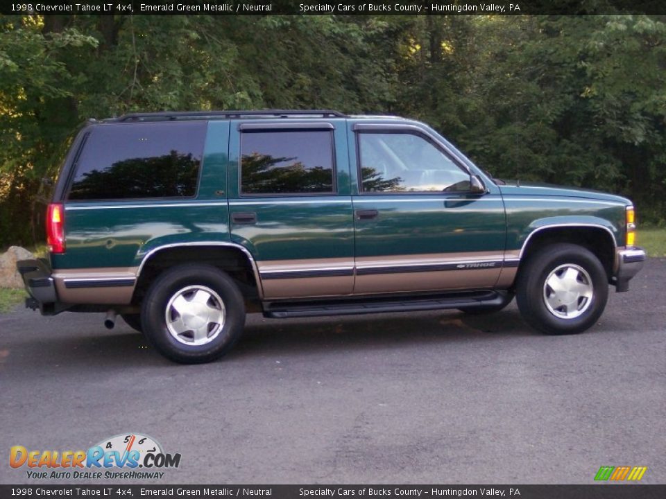 1998 Chevrolet Tahoe LT 4x4 Emerald Green Metallic / Neutral Photo #11