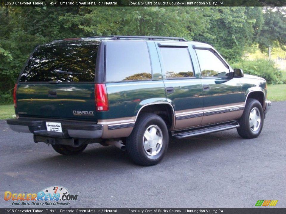 1998 Chevrolet Tahoe LT 4x4 Emerald Green Metallic / Neutral Photo #12