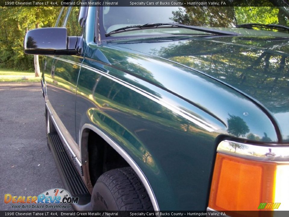 1998 Chevrolet Tahoe LT 4x4 Emerald Green Metallic / Neutral Photo #14