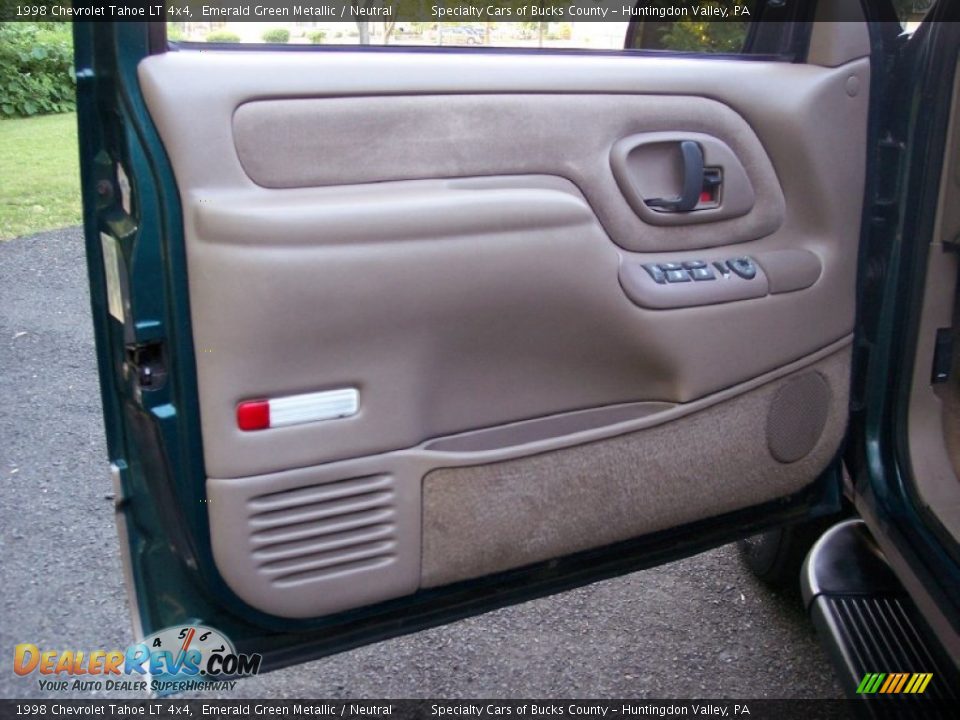 1998 Chevrolet Tahoe LT 4x4 Emerald Green Metallic / Neutral Photo #30