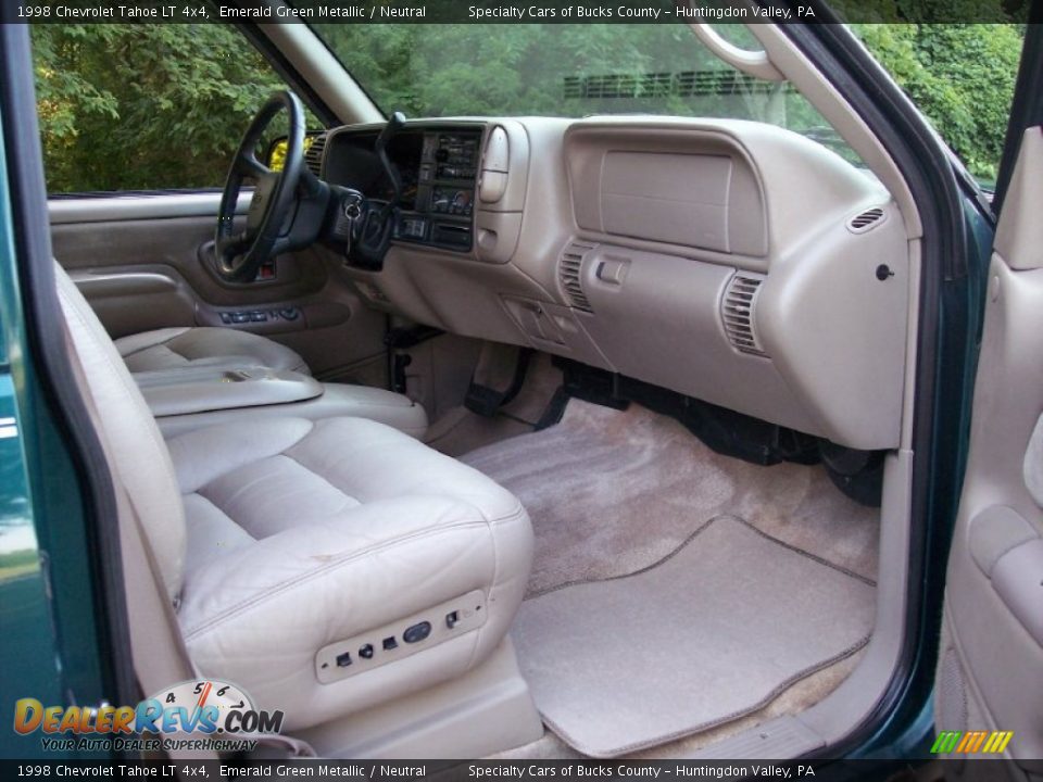 1998 Chevrolet Tahoe LT 4x4 Emerald Green Metallic / Neutral Photo #34