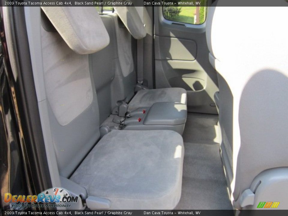 2009 Toyota Tacoma Access Cab 4x4 Black Sand Pearl / Graphite Gray Photo #9