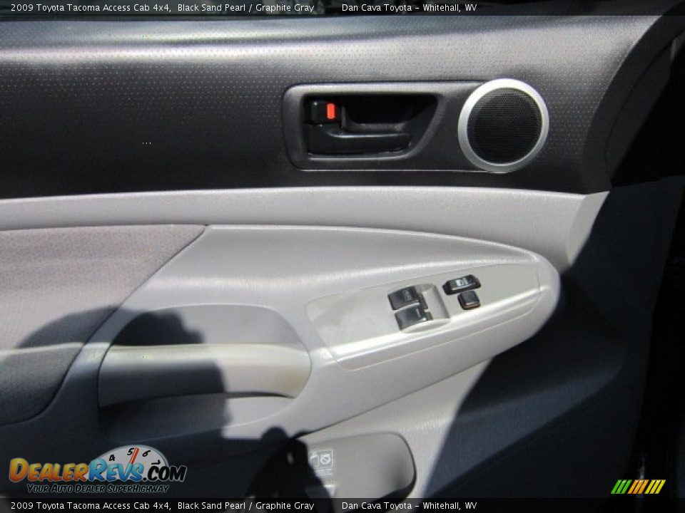2009 Toyota Tacoma Access Cab 4x4 Black Sand Pearl / Graphite Gray Photo #13