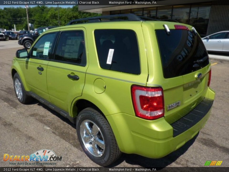 Lime Squeeze Metallic 2012 Ford Escape XLT 4WD Photo #2