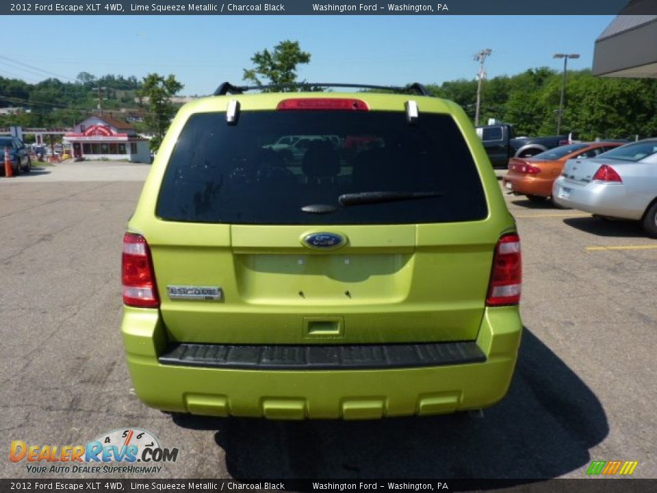 Lime Squeeze Metallic 2012 Ford Escape XLT 4WD Photo #3