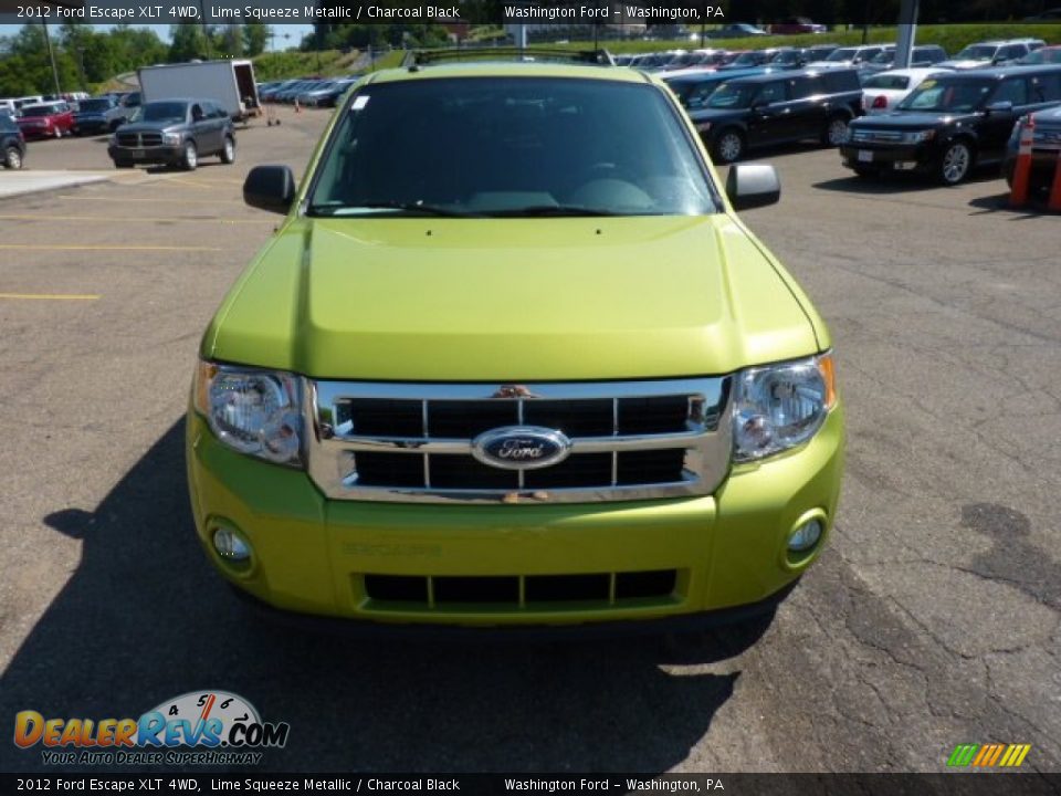 Lime Squeeze Metallic 2012 Ford Escape XLT 4WD Photo #7