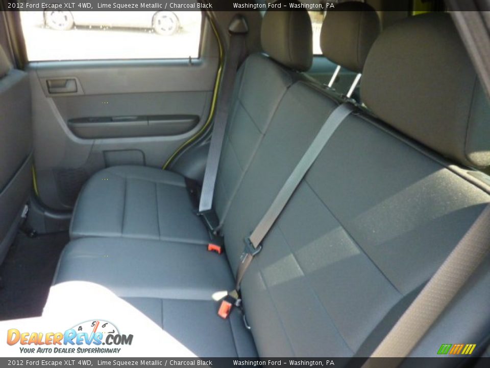 Charcoal Black Interior - 2012 Ford Escape XLT 4WD Photo #11