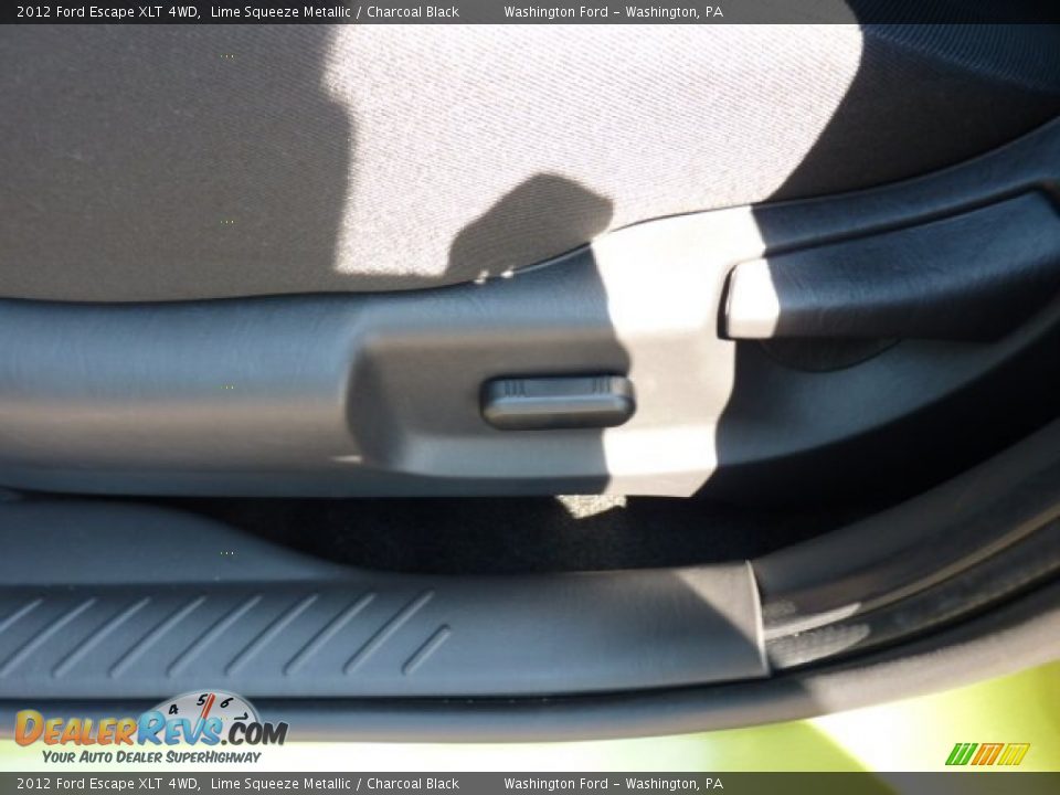2012 Ford Escape XLT 4WD Lime Squeeze Metallic / Charcoal Black Photo #15