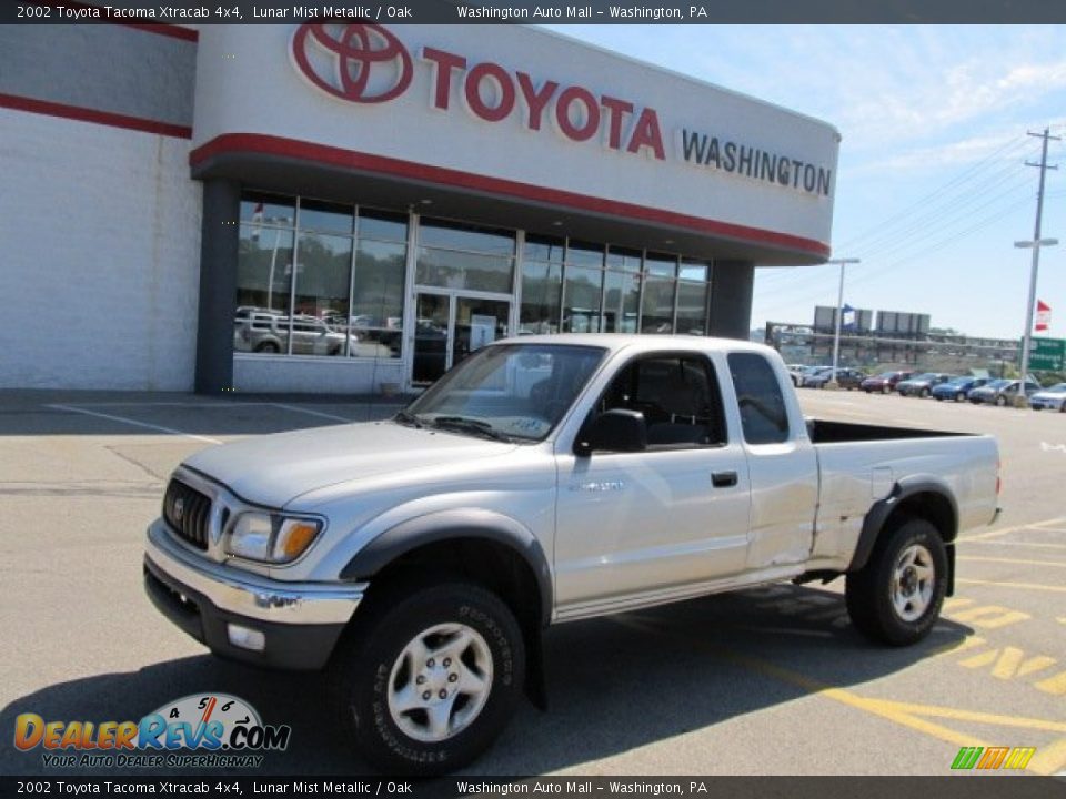 2002 Toyota Tacoma Xtracab 4x4 Lunar Mist Metallic / Oak Photo #1