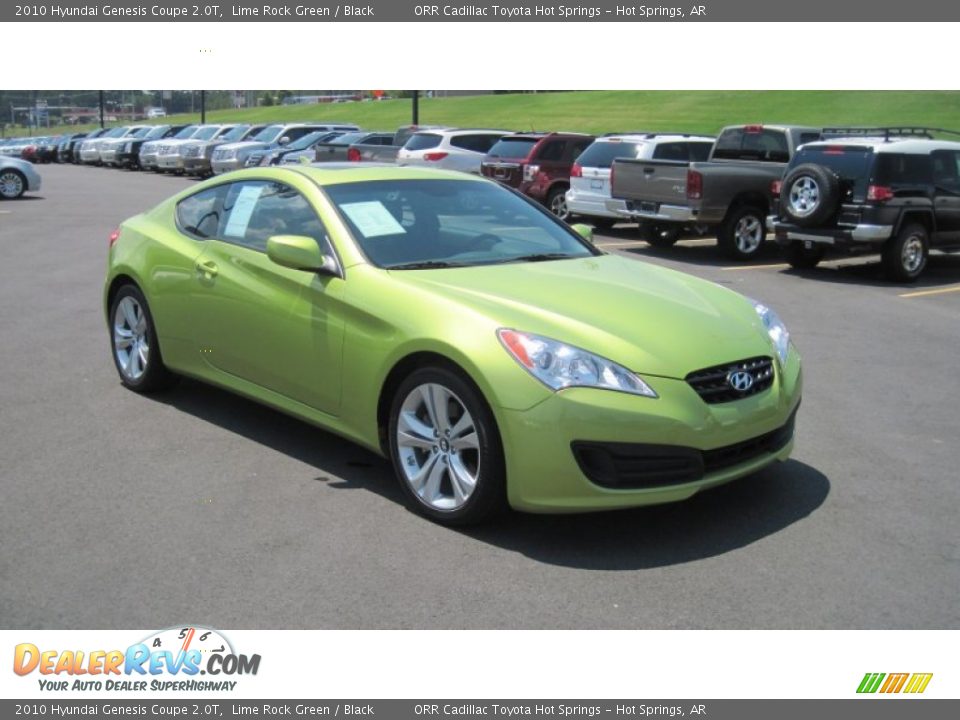2010 Hyundai Genesis Coupe 2.0T Lime Rock Green / Black Photo #7