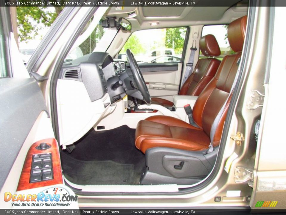 Saddle Brown Interior - 2006 Jeep Commander Limited Photo #9