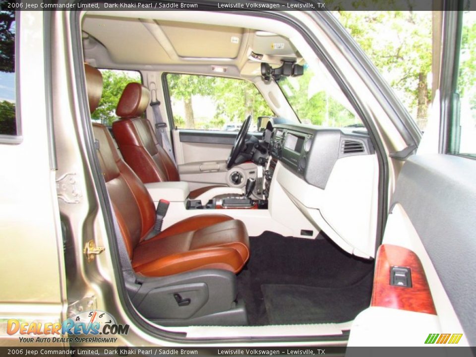 Saddle Brown Interior - 2006 Jeep Commander Limited Photo #10