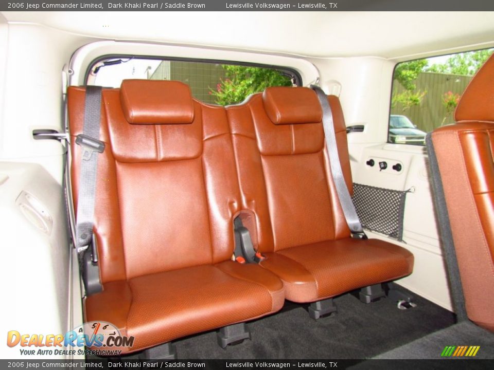 Saddle Brown Interior - 2006 Jeep Commander Limited Photo #12