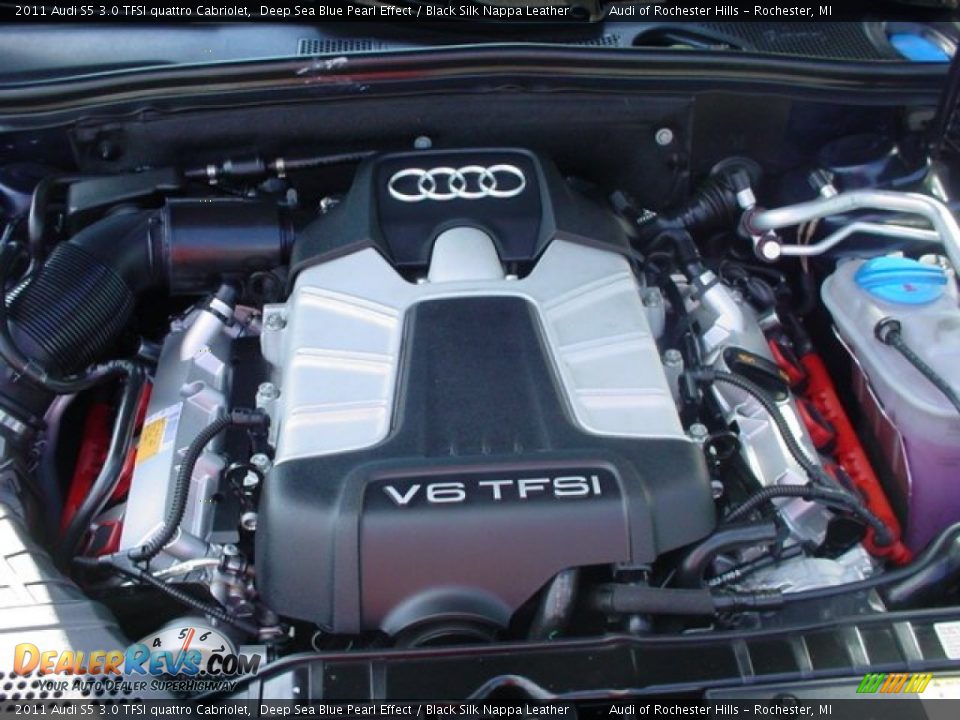 2011 Audi S5 3.0 TFSI quattro Cabriolet 3.0 Liter TFSI Supercharged DOHC 24-Valve V6 Engine Photo #9
