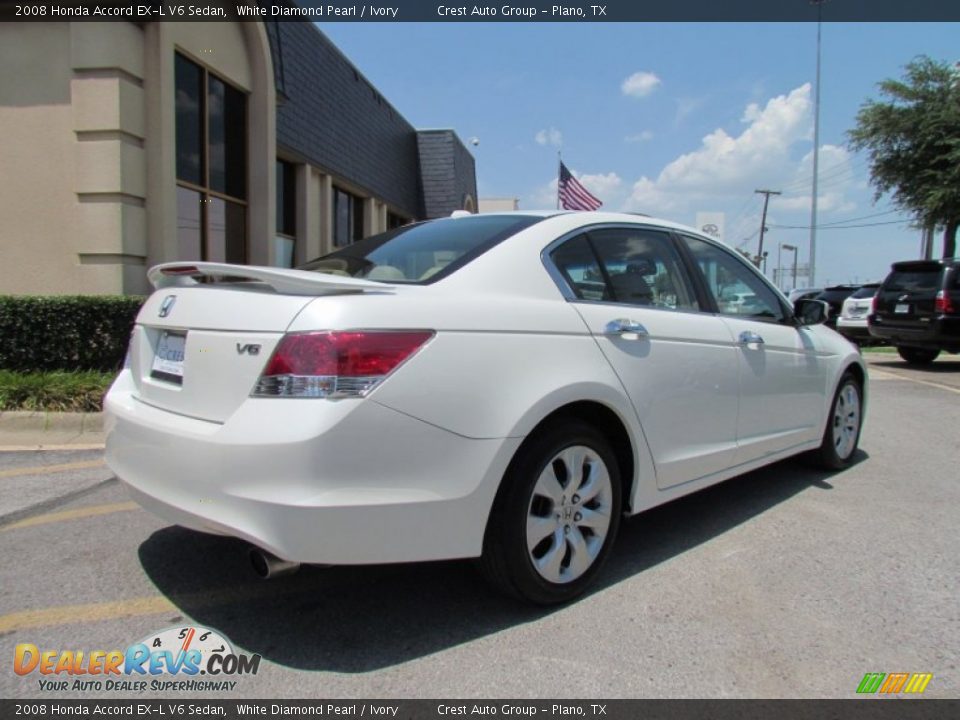 2008 Honda accord ex-l white #1