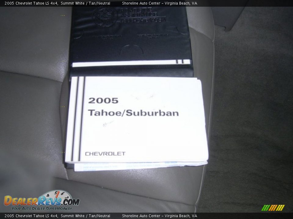Books/Manuals of 2005 Chevrolet Tahoe LS 4x4 Photo #14