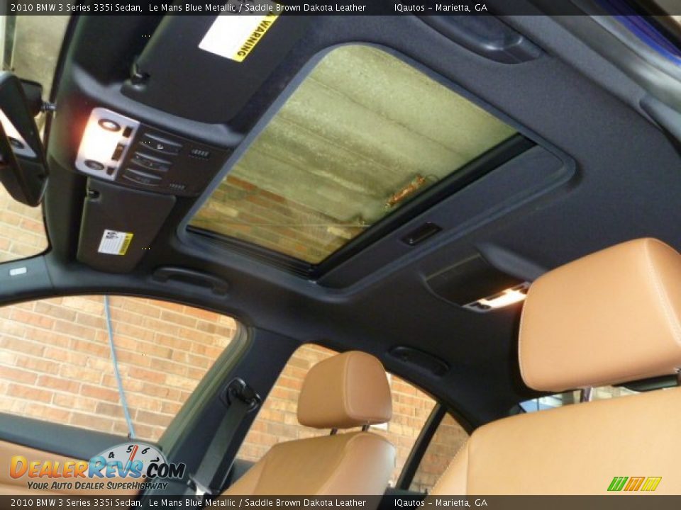 Sunroof of 2010 BMW 3 Series 335i Sedan Photo #23