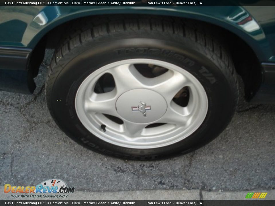 1991 Ford Mustang LX 5.0 Convertible Wheel Photo #11