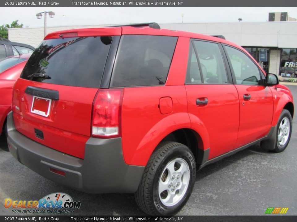 2003 Saturn VUE Red / Gray Photo #2