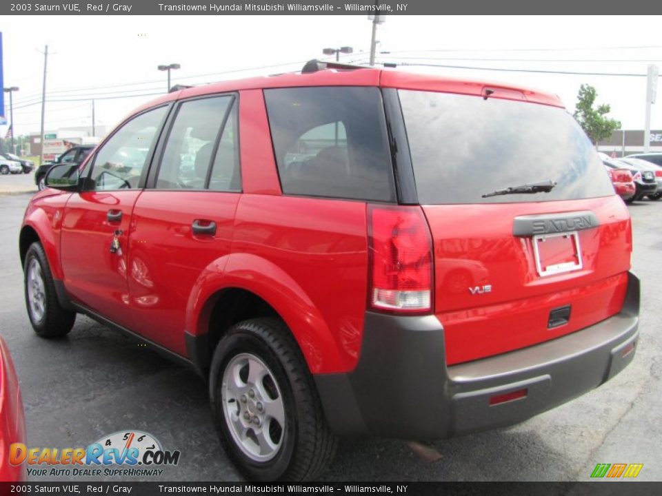 2003 Saturn VUE Red / Gray Photo #15