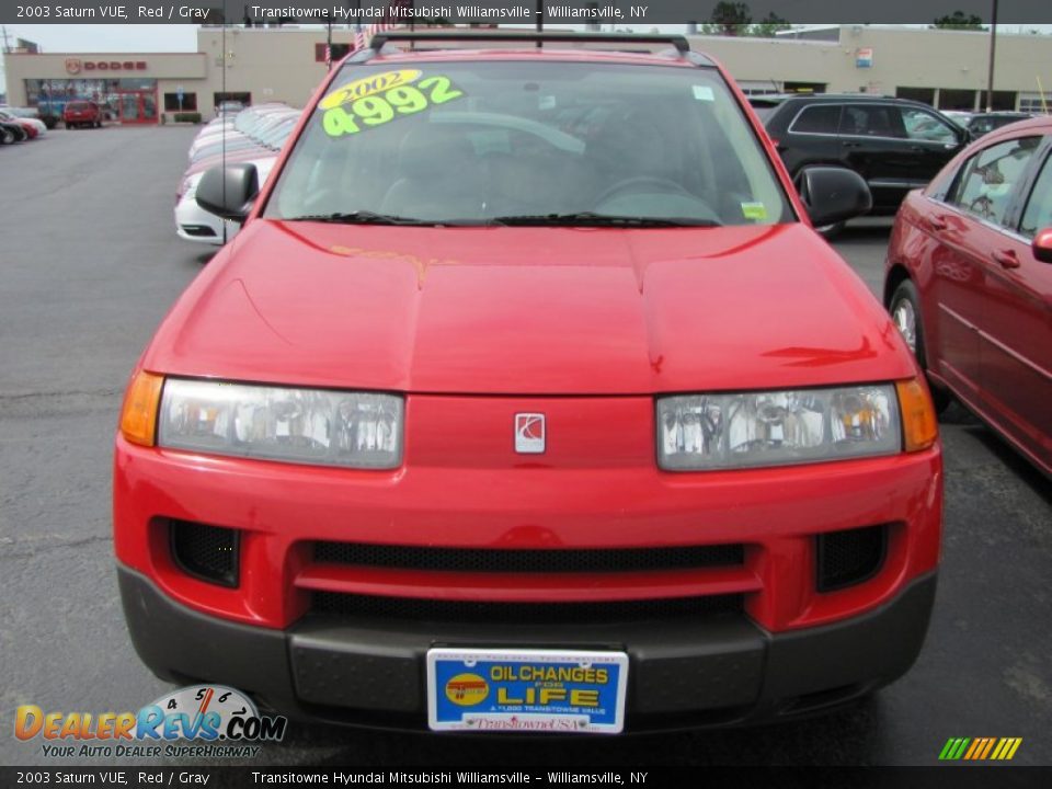 2003 Saturn VUE Red / Gray Photo #18