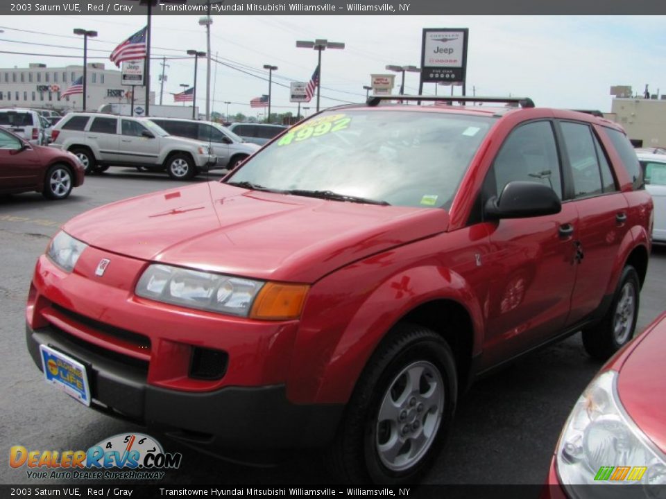 2003 Saturn VUE Red / Gray Photo #20