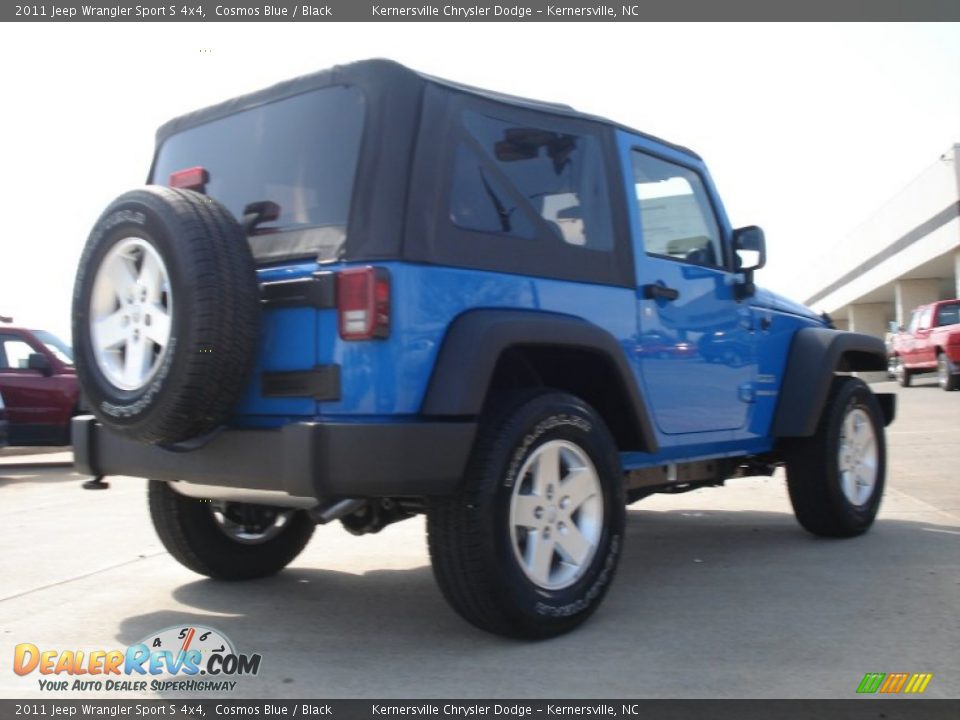 2011 Jeep Wrangler Sport S 4x4 Cosmos Blue / Black Photo #3