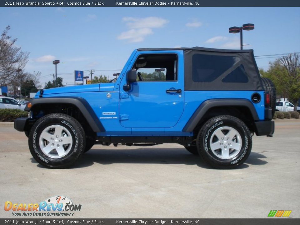 2011 Jeep Wrangler Sport S 4x4 Cosmos Blue / Black Photo #6