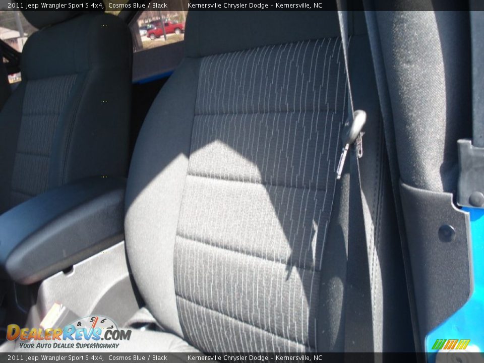2011 Jeep Wrangler Sport S 4x4 Cosmos Blue / Black Photo #9