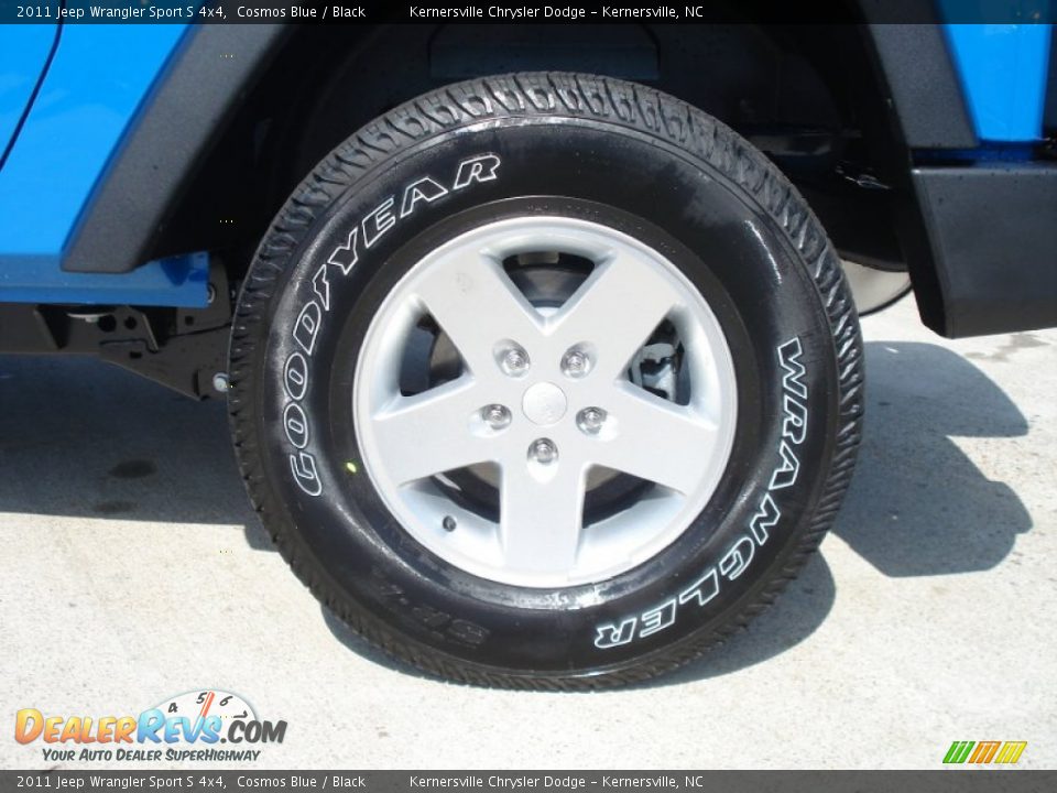 2011 Jeep Wrangler Sport S 4x4 Cosmos Blue / Black Photo #14
