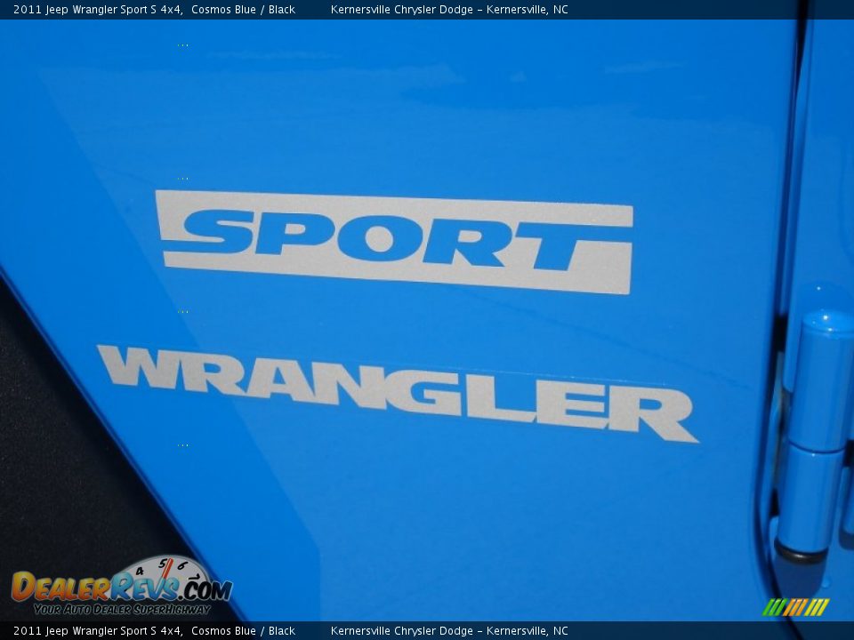 2011 Jeep Wrangler Sport S 4x4 Cosmos Blue / Black Photo #16