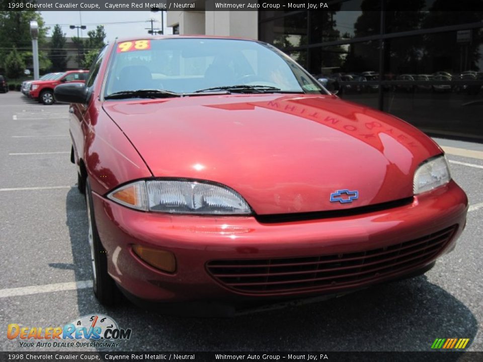 Cayenne Red Metallic 1998 Chevrolet Cavalier Coupe Photo #2