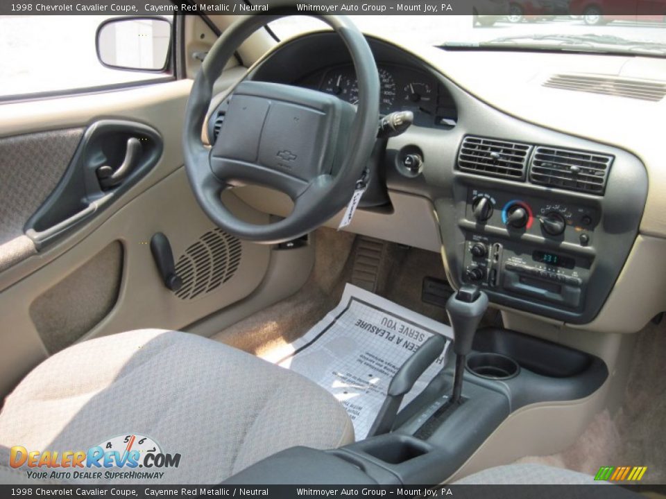 Dashboard of 1998 Chevrolet Cavalier Coupe Photo #7