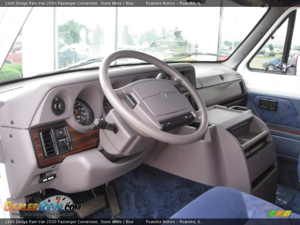 Dashboard of 1996 Dodge Ram Van 2500 Passenger Conversion Photo #13
