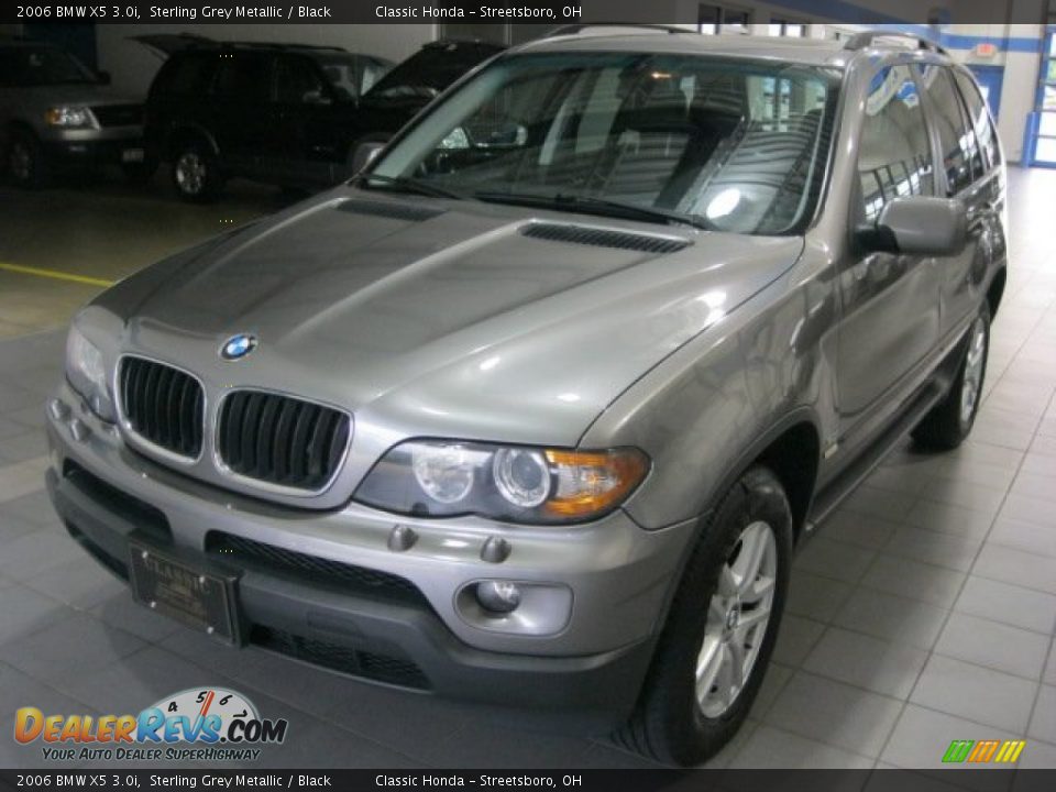 2006 BMW X5 3.0i Sterling Grey Metallic / Black Photo #3