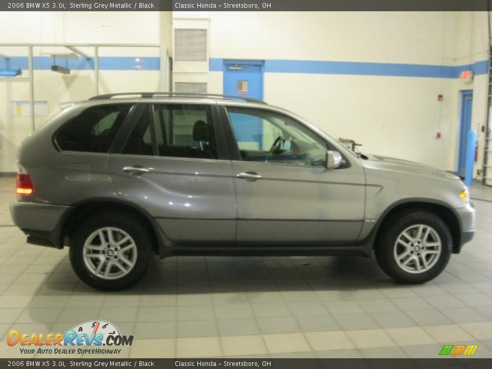 2006 BMW X5 3.0i Sterling Grey Metallic / Black Photo #4