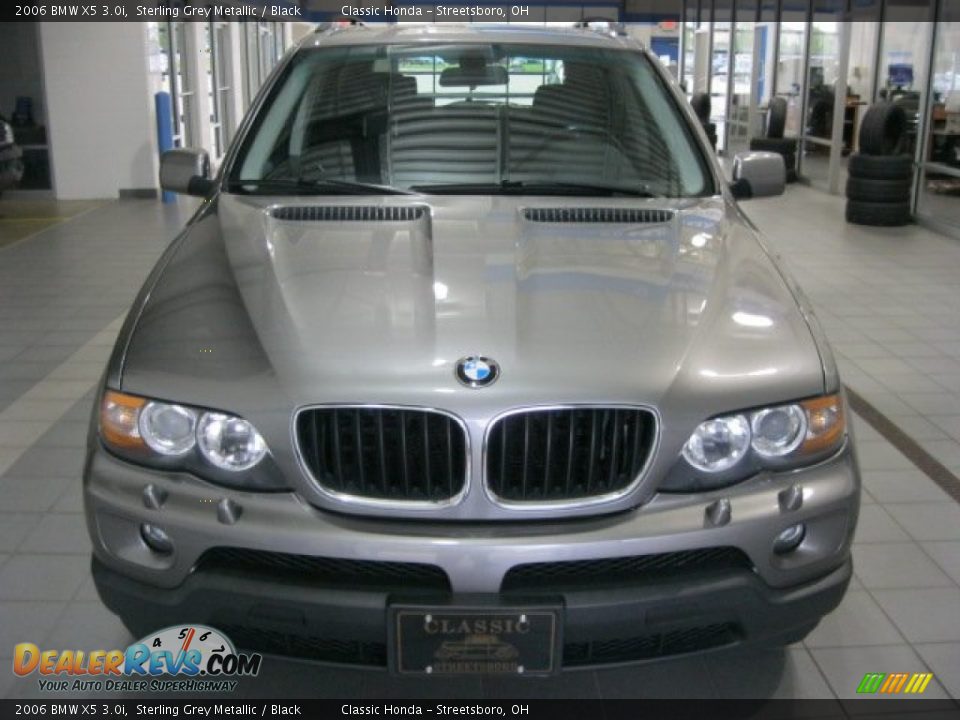 2006 BMW X5 3.0i Sterling Grey Metallic / Black Photo #6