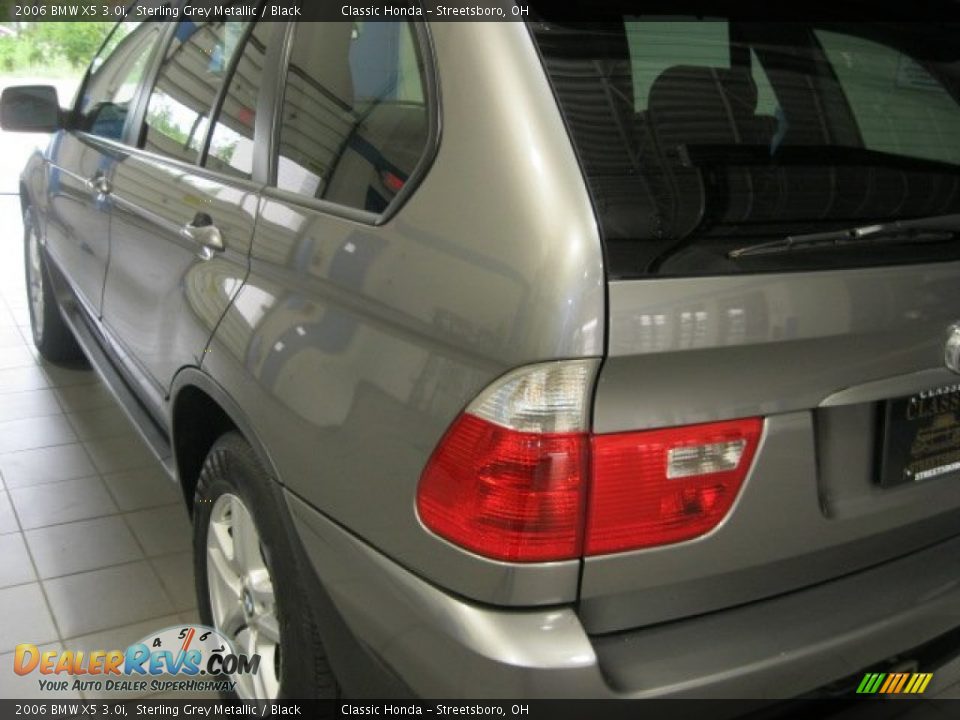 2006 BMW X5 3.0i Sterling Grey Metallic / Black Photo #9