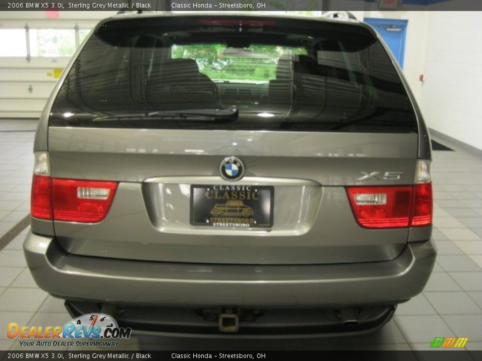 2006 BMW X5 3.0i Sterling Grey Metallic / Black Photo #10