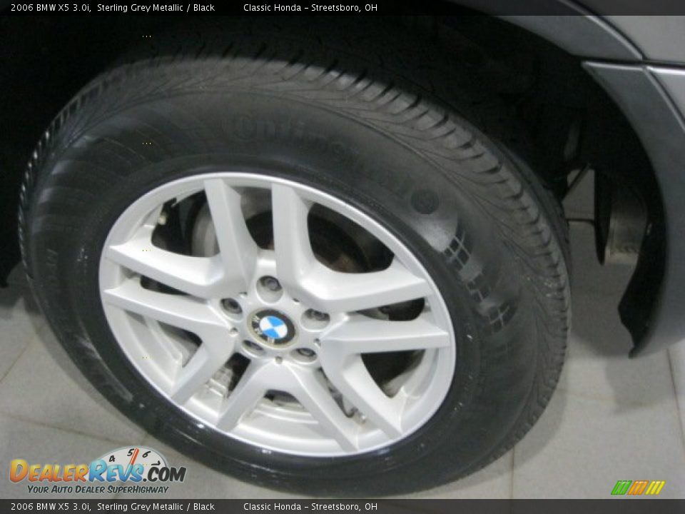 2006 BMW X5 3.0i Sterling Grey Metallic / Black Photo #13