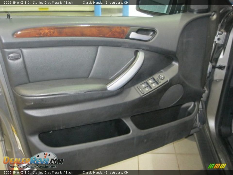 2006 BMW X5 3.0i Sterling Grey Metallic / Black Photo #20